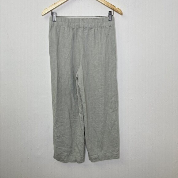Madewell Breezewoven Pull OnLinen Blend High Rise Straight Leg Pants Size Small - Picture 8 of 10